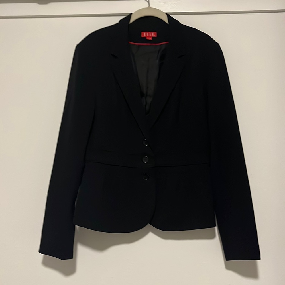 Elle Black Women’s Blazer Size 10